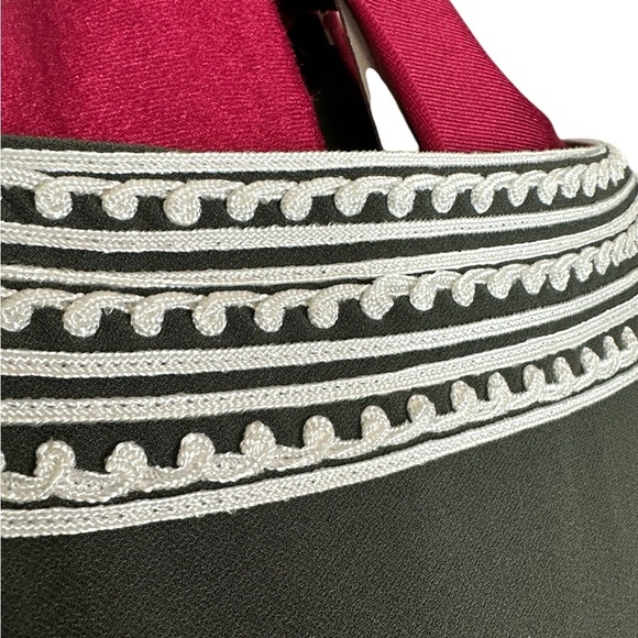 NWOT Alfani plus size olive green sleeveless crepe dress soutache embellishment - Picture 5 of 7